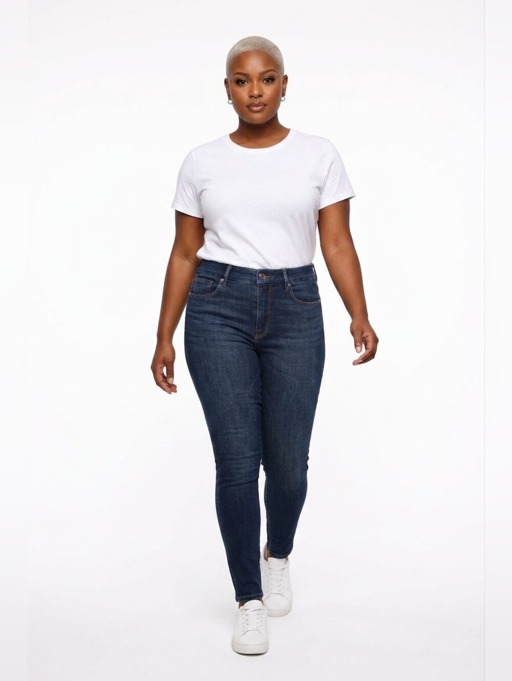 Good American High-Rise "Curve Good" Jeans